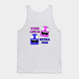 Twin Life Male Female Twins Tank Top